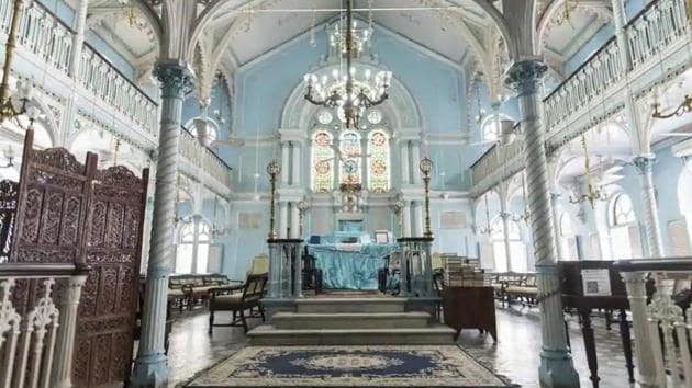 The Knesset Eliyahoo Synagogue in Mumbai.(HT FILE)