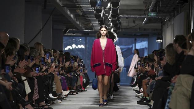 Models wear creations by designer Christopher Kane at the Autumn/Winter 2019 fashion week runway show in London, Monday, Feb. 18, 2019.(Photo by Grant Pollard/Invision/AP)(Grant Pollard/Invision/AP) Models wear creations by designer Christopher Kane at the Autumn/Winter 2019 fashion week runway show in London, Monday, Feb. 18, 2019.(Photo by Grant Pollard/Invision/AP)(Grant Pollard/Invision/AP)
