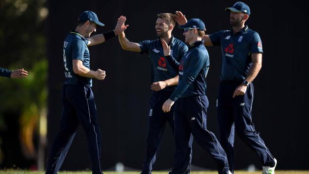 File picture of Eoin Morgan with England teammates(Getty Images,)