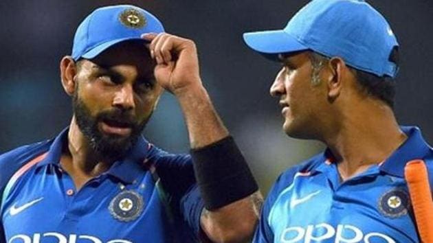 File image of India skipper Virat Kohli (left) and MS Dhoni. (AFP/Getty Images) File image of India skipper Virat Kohli (left) and MS Dhoni. (AFP/Getty Images)
