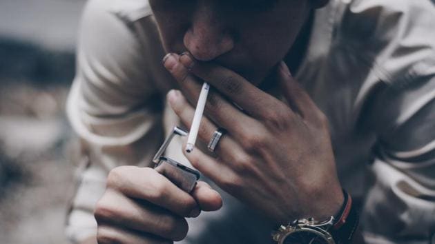 Cigarette smoke consists of numerous compounds that are harmful, and it has been linked to a reduction in the thickness of layers in the brain.(Unsplash)
