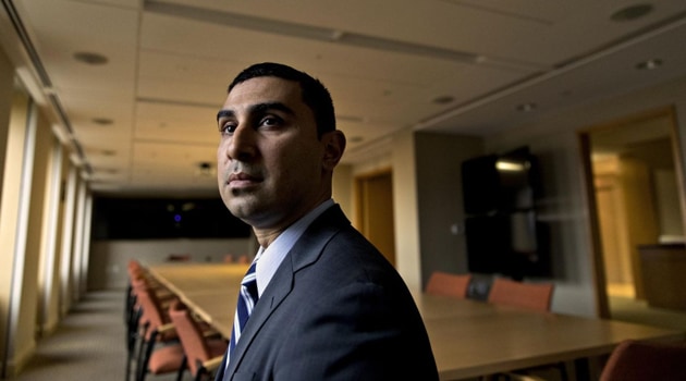 Faiz Shakir, who was born to immigrants from Pakistan, was the national political director with the American Civil Liberties Union (ACLU),(Bloomberg) Faiz Shakir, who was born to immigrants from Pakistan, was the national political director with the American Civil Liberties Union (ACLU),(Bloomberg)