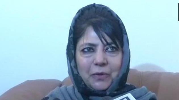 PDP chief Mehbooba Mufti on Wednesday said Pakistan PM Imran Khan should be given a chance to prove that he is ready to walk the talk over Pulwama terror attack that killed at least 40 soldiers last week. (ANI) PDP chief Mehbooba Mufti on Wednesday said Pakistan PM Imran Khan should be given a chance to prove that he is ready to walk the talk over Pulwama terror attack that killed at least 40 soldiers last week. (ANI)