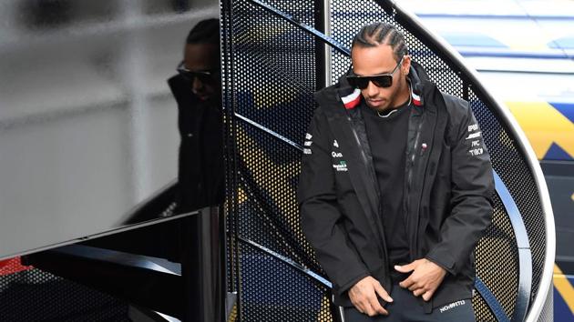 Mercedes' British driver Lewis Hamilton walks on the paddock during the tests for the new Formula One Grand Prix season at the Circuit de Catalunya in Montmelo in the outskirts of Barcelona on February 19, 2019 (AFP) Mercedes' British driver Lewis Hamilton walks on the paddock during the tests for the new Formula One Grand Prix season at the Circuit de Catalunya in Montmelo in the outskirts of Barcelona on February 19, 2019 (AFP)