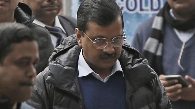 According to its strategy for the general election, the Arvind Kejriwal-led AAP will distribute BJP’s manifestoes of the previous elections, in which, it said, the saffron party had supported the demand for full statehood to Delhi. (Sanchit Khanna/HT File Photo) According to its strategy for the general election, the Arvind Kejriwal-led AAP will distribute BJP’s manifestoes of the previous elections, in which, it said, the saffron party had supported the demand for full statehood to Delhi. (Sanchit Khanna/HT File Photo)