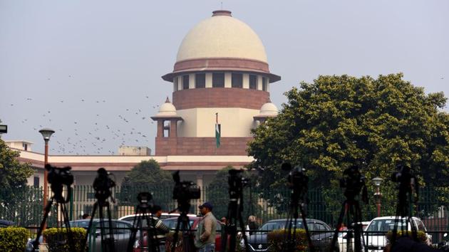 The Supreme Court will begin hearing the Ayodhya case on February 26. The five-judge bench of the apex court led by Chief Justice of India Ranjan Gogoi will hear the Ram-Janmabhoomi Babri Masjid land dispute matter at 10.30am. Besides the CJI, the other judges on the bench are Justice D Y Chandrachud, Justice Ashok Bhushan and Justice S Abdul Nazeer. (Amal KS / HT File) The Supreme Court will begin hearing the Ayodhya case on February 26. The five-judge bench of the apex court led by Chief Justice of India Ranjan Gogoi will hear the Ram-Janmabhoomi Babri Masjid land dispute matter at 10.30am. Besides the CJI, the other judges on the bench are Justice D Y Chandrachud, Justice Ashok Bhushan and Justice S Abdul Nazeer. (Amal KS / HT File)