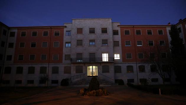 The Padres Trinitarios school, where Teresa Conde says she was raped by a priest 30 years her senior when she was 14, is seen at dusk in Salamanca, Spain. On Saturday, the Vatican sent what some saw as a warning that it would get tough with bishops who have either committed abuse or covered it up. It expelled former U.S. Cardinal Theodore McCarrick from the priesthood after he was found guilty of sexual crimes against minors and adults. (Susana Vera / REUTERS)