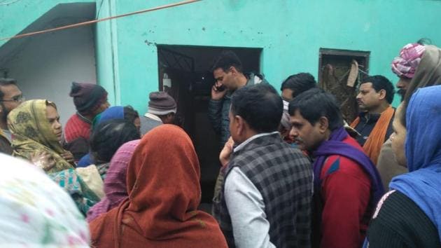 The neighbours locked the culprit in the house and alerted the police. (HT Photo) The neighbours locked the culprit in the house and alerted the police. (HT Photo)