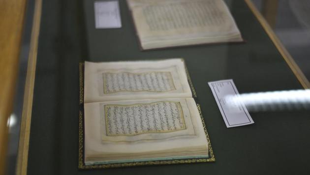 After this digitisation project, the university has received an assurance of ₹10 lakh as financial assistance from the National Archives of India to set up its own digitisation and conservation unit for archives. (Burhaan Kinu / HT Photo)