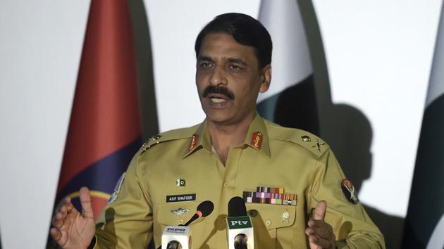 Pakistan's army spokesman Maj. Gen. Asif Ghafoor addresses a news conference in Rawalpindi. (AP) Pakistan's army spokesman Maj. Gen. Asif Ghafoor addresses a news conference in Rawalpindi. (AP)