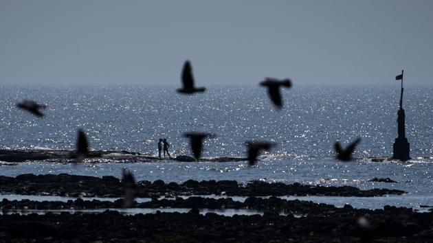 People enjoy an evening by the sea side at Bandra in Mumbai, Maharashtra. (Satish Bate / HT Photo) People enjoy an evening by the sea side at Bandra in Mumbai, Maharashtra. (Satish Bate / HT Photo)