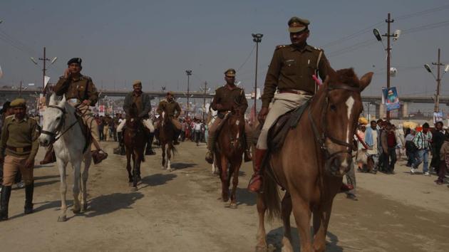 The home department expects the contingent of horses to be a part of the force in the next three months.(Hindustan Times)