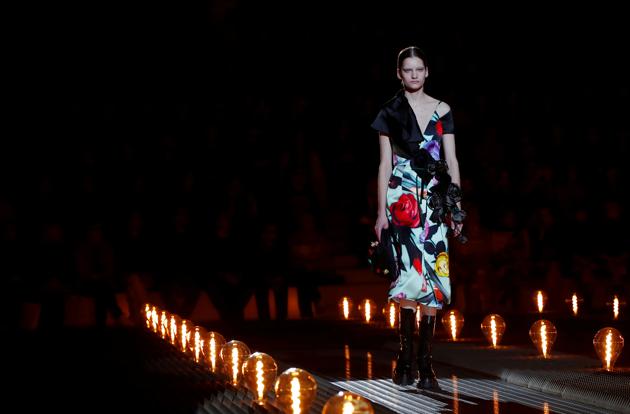 A model presents a creation by Prada during the Milan Fashion Week in Milan, Italy February 21, 2019. REUTERS/Alessandro Garofalo (REUTERS) A model presents a creation by Prada during the Milan Fashion Week in Milan, Italy February 21, 2019. REUTERS/Alessandro Garofalo (REUTERS)