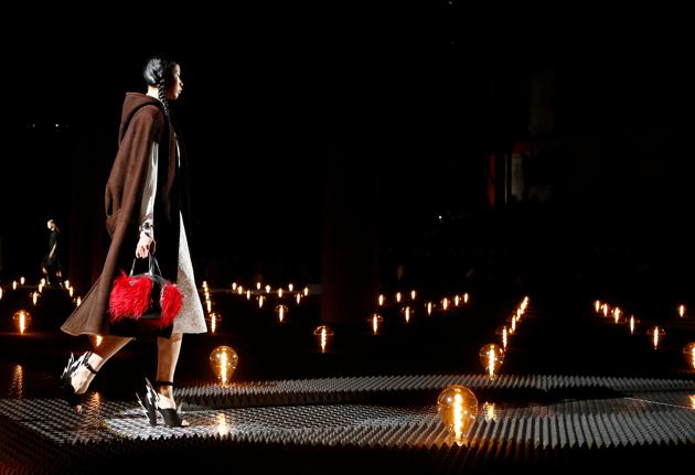 A model presents a creation by Prada during the Milan Fashion Week in Milan, Italy February 21, 2019. REUTERS/Alessandro Garofalo (REUTERS) A model presents a creation by Prada during the Milan Fashion Week in Milan, Italy February 21, 2019. REUTERS/Alessandro Garofalo (REUTERS)