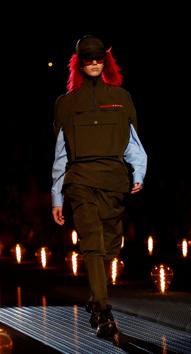 A model presents a creation by Prada during the Milan Fashion Week in Milan, Italy February 21, 2019. REUTERS/Alessandro Garofalo (REUTERS) A model presents a creation by Prada during the Milan Fashion Week in Milan, Italy February 21, 2019. REUTERS/Alessandro Garofalo (REUTERS)
