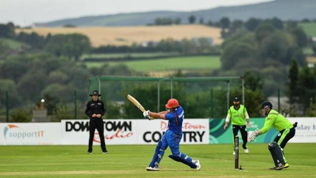Hazratullah Zazai in action against Ireland. (Twitter/ICC) Hazratullah Zazai in action against Ireland. (Twitter/ICC)