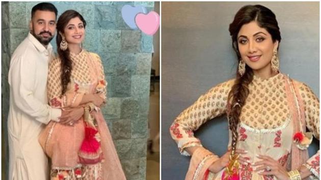 Shilpa Shetty shared these pictures from a family wedding on February 22.(Instagram)