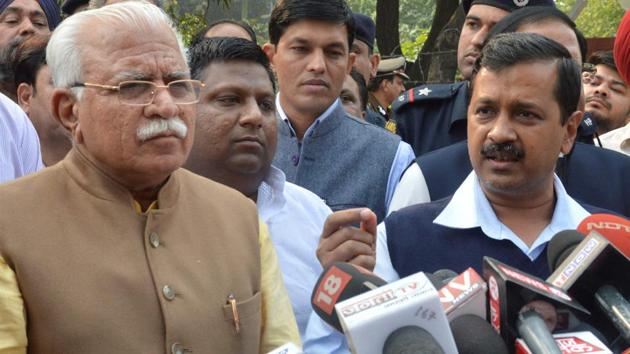 The CM said that his government would make best efforts for water tanker supplies to the NDMC as may be required during that period as rationalisation and diversion from other acute crisis areas of Delhi is not always possible. (HT) The CM said that his government would make best efforts for water tanker supplies to the NDMC as may be required during that period as rationalisation and diversion from other acute crisis areas of Delhi is not always possible. (HT)
