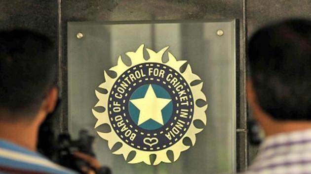 A view of logo of the Board of Control for Cricket in India (BCCI) (Hindustan Times via Getty Images) A view of logo of the Board of Control for Cricket in India (BCCI) (Hindustan Times via Getty Images)