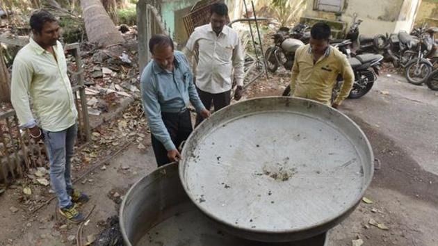 Utensil recovered by police used in brewing hooch. Image for representation.(Hindustan Times file photo)