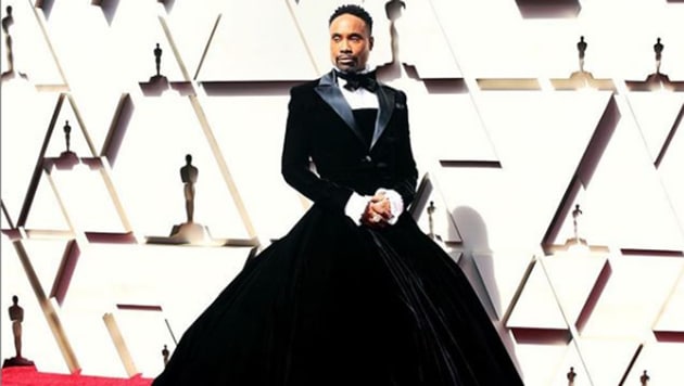 Actor and pop singer Billy Porter at the Oscars 2019 red carpet .(Billy Porter/Instagram)