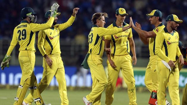 Australia kept chipping away at the wickets as India stalled after Rahul’s dismissal (AP) Australia kept chipping away at the wickets as India stalled after Rahul’s dismissal (AP)