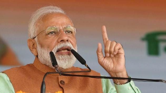 Prime Minister Narendra Modi launched the PM-KISAN scheme, at Gorakhpur, in Uttar Pradesh on Sunday, Feb 24, 2019. (ANI) Prime Minister Narendra Modi launched the PM-KISAN scheme, at Gorakhpur, in Uttar Pradesh on Sunday, Feb 24, 2019. (ANI)
