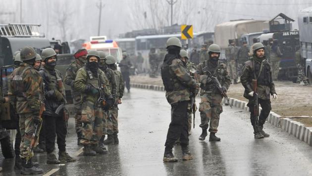 The Supreme Court Monday agreed to hear a plea seeking protection of human rights of security force personnel, who are being attacked by mobs while performing duties. A bench issued notices to the Union of India, Ministry of Defence, Jammu and Kashmir and National Human Rights Commission on a plea, filed by 19-year-old Preeti Kedar Gokhale and 20-year-old Kajal Mishra. (Waseem Andrabi / HT File) The Supreme Court Monday agreed to hear a plea seeking protection of human rights of security force personnel, who are being attacked by mobs while performing duties. A bench issued notices to the Union of India, Ministry of Defence, Jammu and Kashmir and National Human Rights Commission on a plea, filed by 19-year-old Preeti Kedar Gokhale and 20-year-old Kajal Mishra. (Waseem Andrabi / HT File)