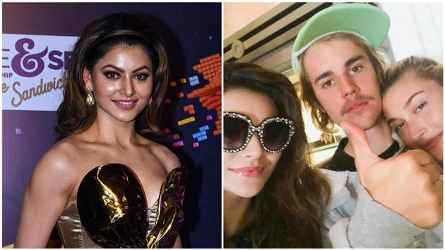 Urvashi Rautela’s pic shows Justin Bieber in long hair.