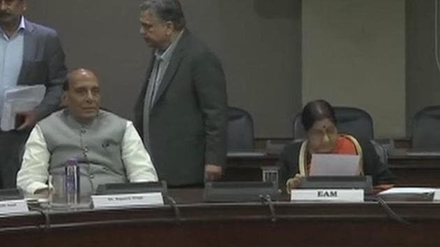 External Affairs Minister Sushma Swaraj on Tuesday briefed the opposition leades over the IAF strike at terror camps deep across the Line of Control. (ANI) External Affairs Minister Sushma Swaraj on Tuesday briefed the opposition leades over the IAF strike at terror camps deep across the Line of Control. (ANI)