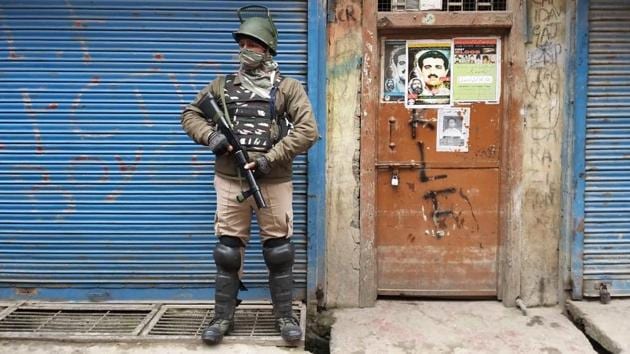 The National Investigation Agency (NIA) today carried out searches on separatists in the Kashmir valley, including Mirwaiz Umer Farooq, in a terror funding case. The case relates to funds allegedly received by the separatist from Pakistan through hawala channels. The raids were met with protests. (Waseem Andrabi / HT Photo) The National Investigation Agency (NIA) today carried out searches on separatists in the Kashmir valley, including Mirwaiz Umer Farooq, in a terror funding case. The case relates to funds allegedly received by the separatist from Pakistan through hawala channels. The raids were met with protests. (Waseem Andrabi / HT Photo)