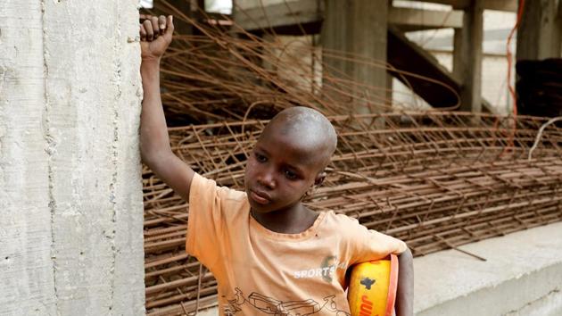 Bassirou said his day at the daara ran from 0600 to 2300. Of that, five hours were spent learning the Quran and 12 were spent begging. “When we don’t manage to have enough money to come back to sleep at the daara, we sleep on the streets to avoid being beaten up,” he said. “I’m very angry at my parents for leaving me there alone.” (Zohra Bensemra / REUTERS)