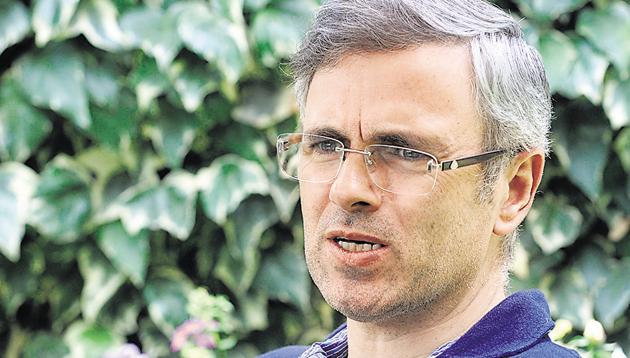 National Conference leader Omar Abdullah said the strikes on JeM terror camp is a “totally new ball game”.(HT Photo)