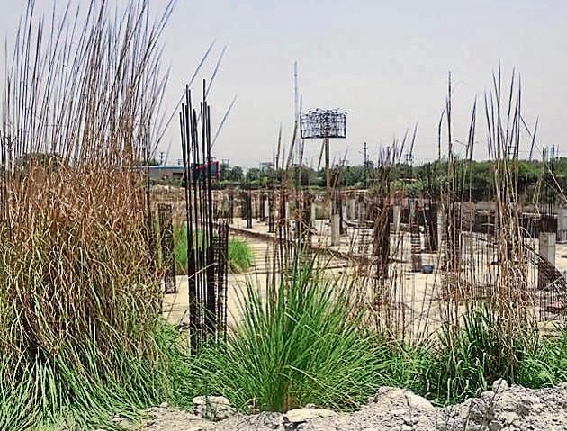A site of Techone project in Greater Noida. Earth Infrastructure Limited has failed to deliver realty projects in Greater Noida. A site of Techone project in Greater Noida. Earth Infrastructure Limited has failed to deliver realty projects in Greater Noida.