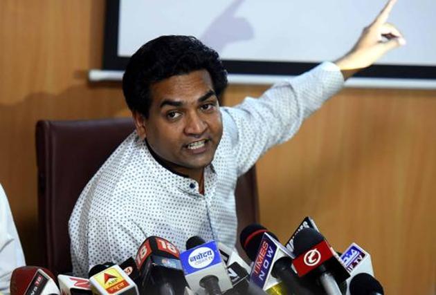 AAP MLA Kapil Mishra (Arun Sharma/HT PHOTO) AAP MLA Kapil Mishra (Arun Sharma/HT PHOTO)