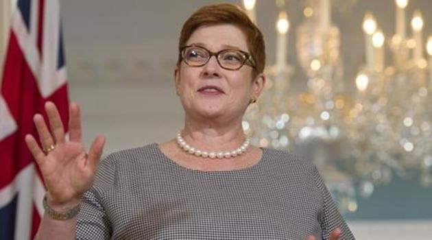 Australian Foreign Minister Marise Payne.(AP file photo)