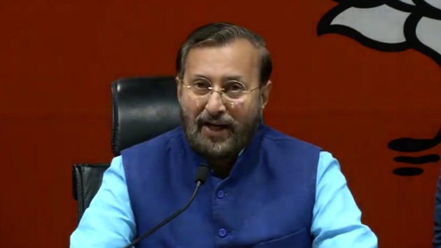 Union HRD minister Prakash Javadekar said the opposition’s criticism of the government sent a wrong message.(HT PHOTO)