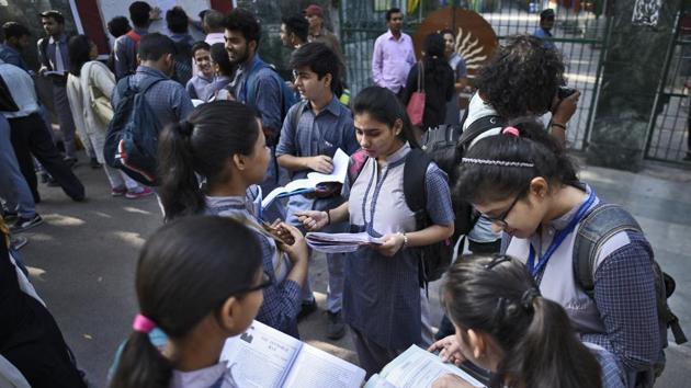 A total of 9.42 lakh students are appearing for the for Intermediate (Class XI and XII) examinations in Telangana.(Representative Photo)