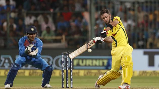 Glenn Maxwell took control and he single-handedly punished the Indian bowling attack (AP)