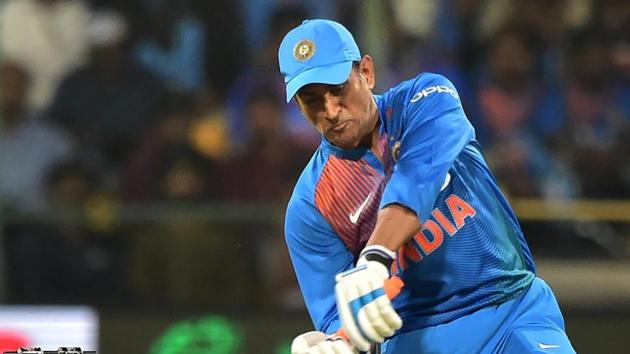 File image of MS Dhoni.(PTI)