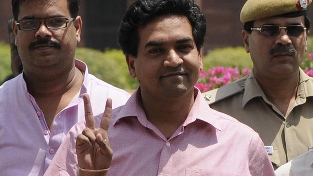 Kapil Mishra (pictured) had accused Ashish Joshi of misusing his official position by filing the complaint on the ministry letterhead. (Burhaan Kinu/HT File Photo) Kapil Mishra (pictured) had accused Ashish Joshi of misusing his official position by filing the complaint on the ministry letterhead. (Burhaan Kinu/HT File Photo)