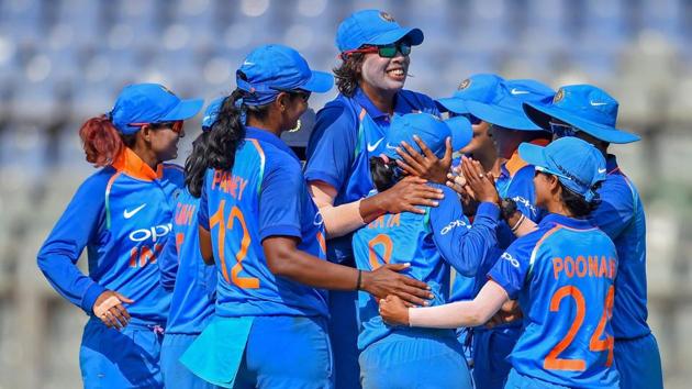 Indian players celebrate after winning the first one-day International cricket match played against England. (PTI) Indian players celebrate after winning the first one-day International cricket match played against England. (PTI)