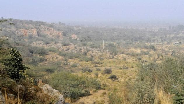 The amended PLPA act will open up thousands of acres of land under the Aravallis and Shivalik ranges for real estate development and mining.(HT File)