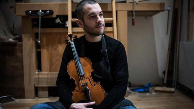 “There is no perfect violin,” he says. “The perfect violin, is the one that suits the musician.” With clients in Asia, Europe and the United States and an order book full until 2022, he says he has plenty of food for thought -- and little time for holidays. (Jeff Pachoud / AFP) “There is no perfect violin,” he says. “The perfect violin, is the one that suits the musician.” With clients in Asia, Europe and the United States and an order book full until 2022, he says he has plenty of food for thought -- and little time for holidays. (Jeff Pachoud / AFP)