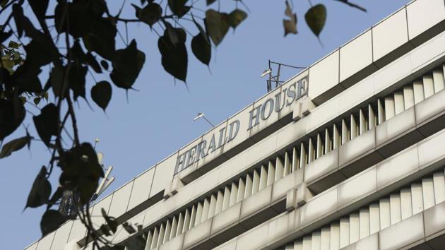 The Delhi High Court on Thursday directed Associated Journals Ltd (AJL), publisher of National Herald newspaper, to vacate its Herald House premises here. The AJL had challenged the Centre’s decision asking it to vacate, but a Division Bench of Chief Justice Rajendra Menon and Justice V. Kameswar Rao rejected that plea, directing it to evict the building on the Bahadur Shah Zafar Marg. (Sanchit Khanna / HT File)