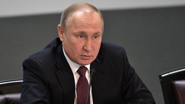 Russian President called Prime Minister Narendra Modi over phone and expressed his deep condolences over the Pulwama terror attack in which 40 CRPF personnel were killed.(REUTERS)