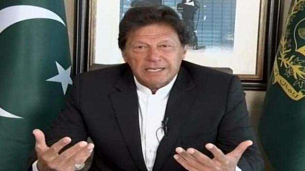 Pakistan Prime Minister Imran Khan on Thursday played a gambit for de-escalating tensions with India, announcing the release of a captured Indian pilot against the backdrop of pressure from New Delhi.(ANI)