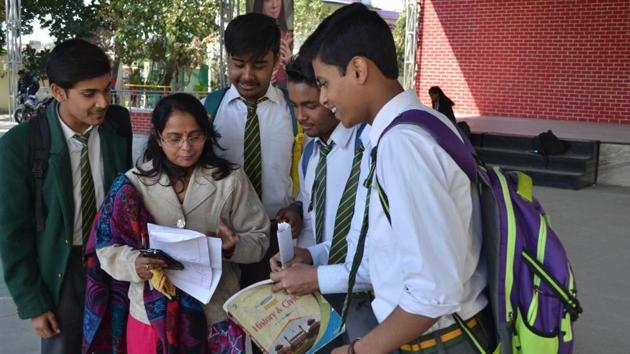 Students after exam at St Teresa’s College (HT) Students after exam at St Teresa’s College (HT)