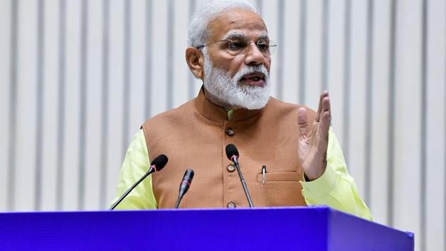 PM Modi’s interaction with party workers left many opposition parties angry, with leaders saying it was badly timed given the stand-off with Pakistan following an air strike by India on a Jaish-e-Mohammed camp and a subsequent incursion by Pakistani jets.(ANI) PM Modi’s interaction with party workers left many opposition parties angry, with leaders saying it was badly timed given the stand-off with Pakistan following an air strike by India on a Jaish-e-Mohammed camp and a subsequent incursion by Pakistani jets.(ANI)