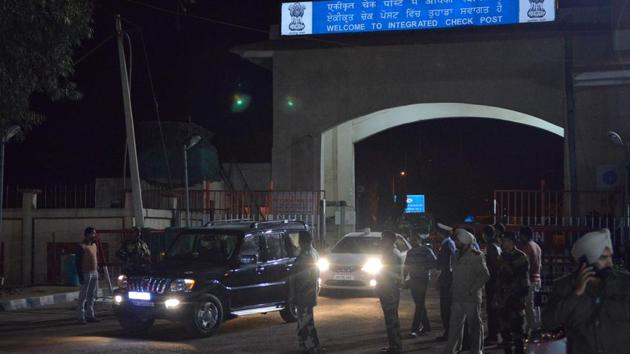 Cars come out of the India-Pakistan border restricted area. Image for representation.(AFP photo)